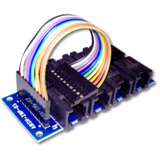 ABSH-INP-01: Input modul: 8 db RJ11 –> 10P dupont M