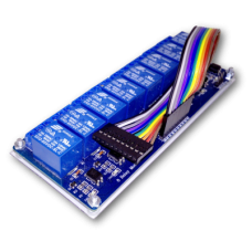 ABSH-REL08-01: 8 csatornás relé modul; 5VDC